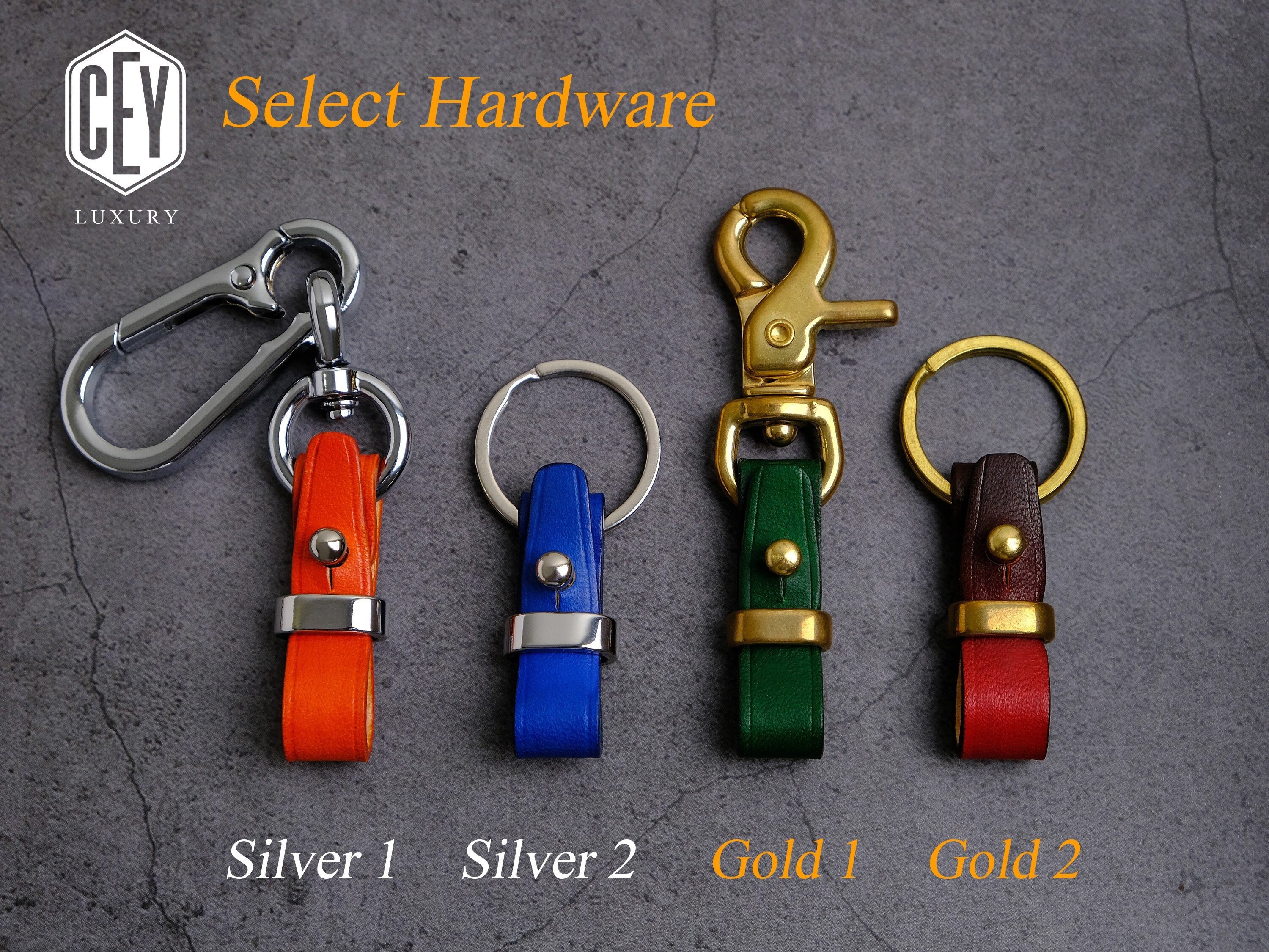 Qunzes Metal Key Fob Cover With Leather Strap For Nissan Altima, Rogue, Sentra, Pathfinder & More