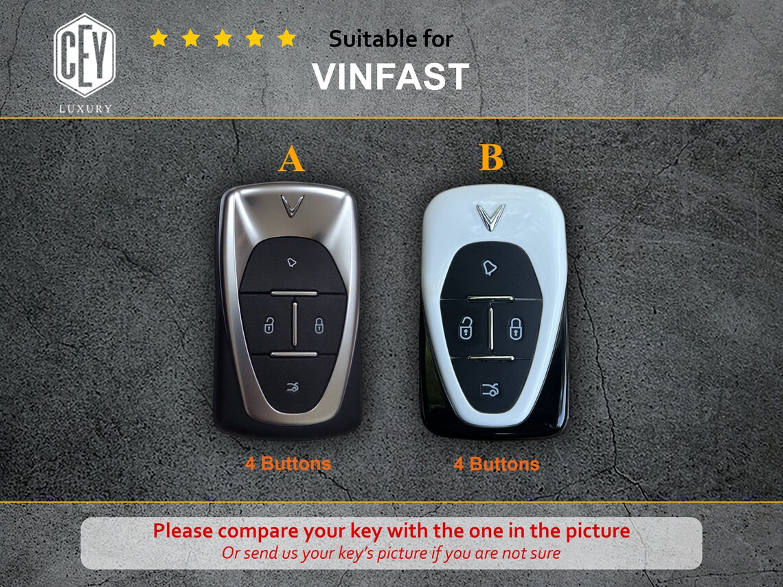 Vinfast VF8 Leder-Schlüsseletui, Schlüsselanhänger für Vinfast, Vinfast ...