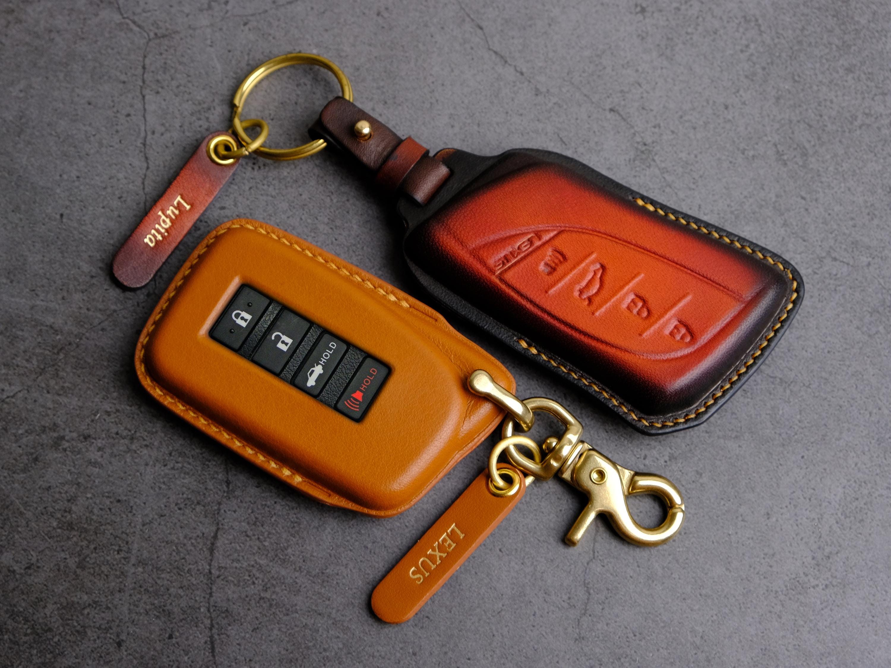 Custom Leather Protector Case for Lexus RX - Handcraft Leather Key