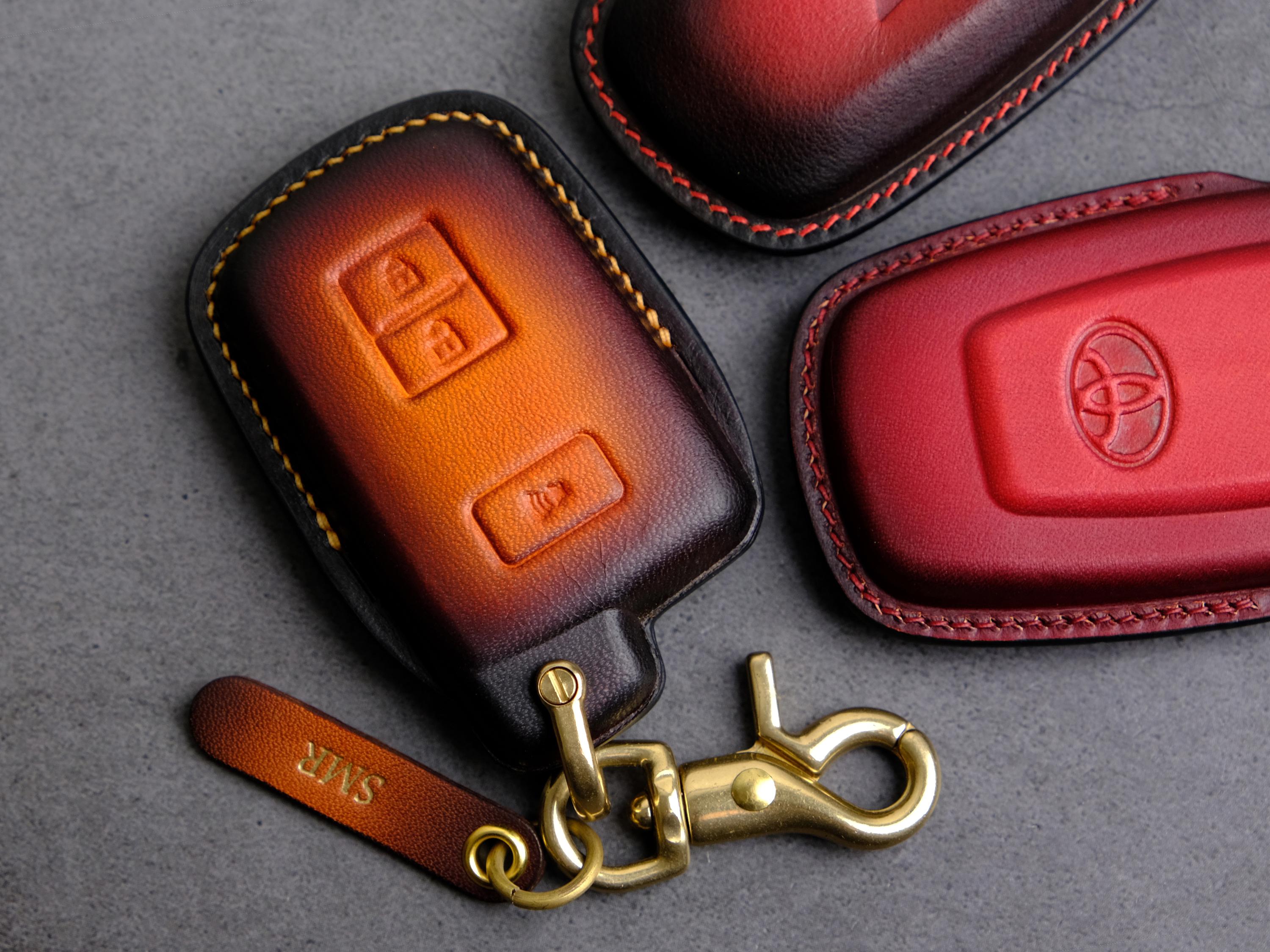 Toyota 4runner TRD Pro Key Fob Cover, Leather Key Case for 4 Runner SR ...