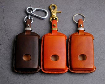 Mazda 3 All New Luxury Key Fob Cover - Handcraft Leather Key Case For Mazda 3/ 6/ CX-5/ CX-9/ CX-30/ MX5 - Mazda Accessories