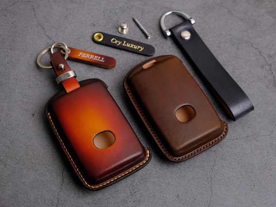 Mazda CX-5 Key Fob Cover - Handcraft Leather Key Case for Mazda 3