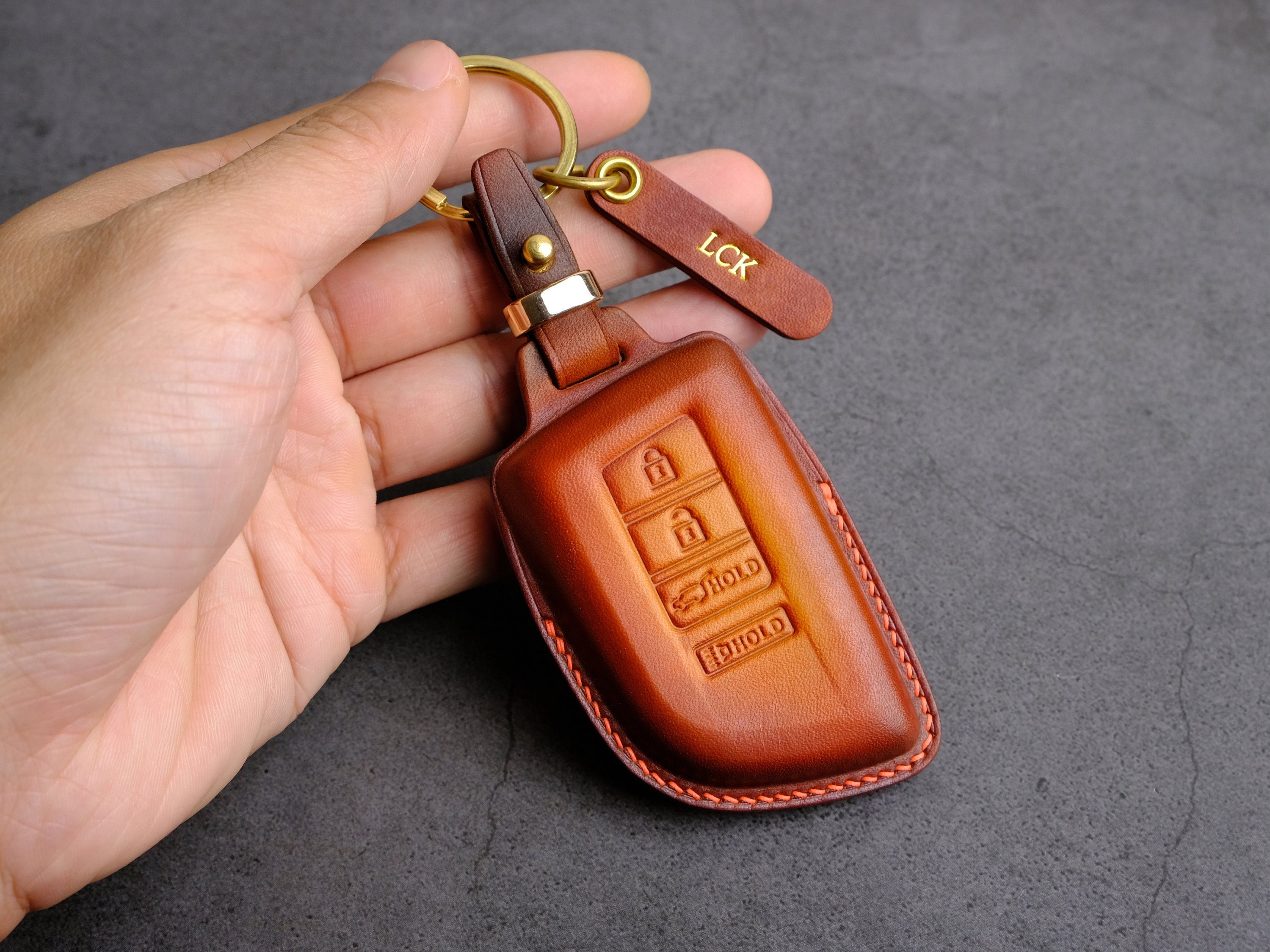 Acura ZDX Key Fob Cover, Handcraft Leather for Acura MDX RDX Tlx