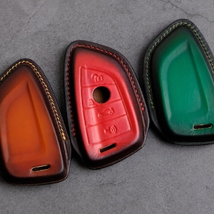 BMW X3 X4 X5 X6 Series Key Fob Cover - Handcraft Leather Key Case For BMW 2 3 4 5 6 7 Series - Custom Colors & Personalization -Gift For Him