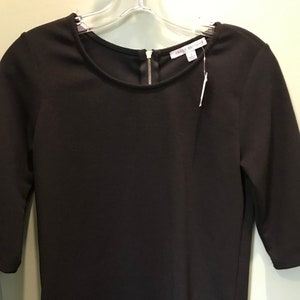Green Envelope Los Angeles black 3/4 length sleeve blouse -size S