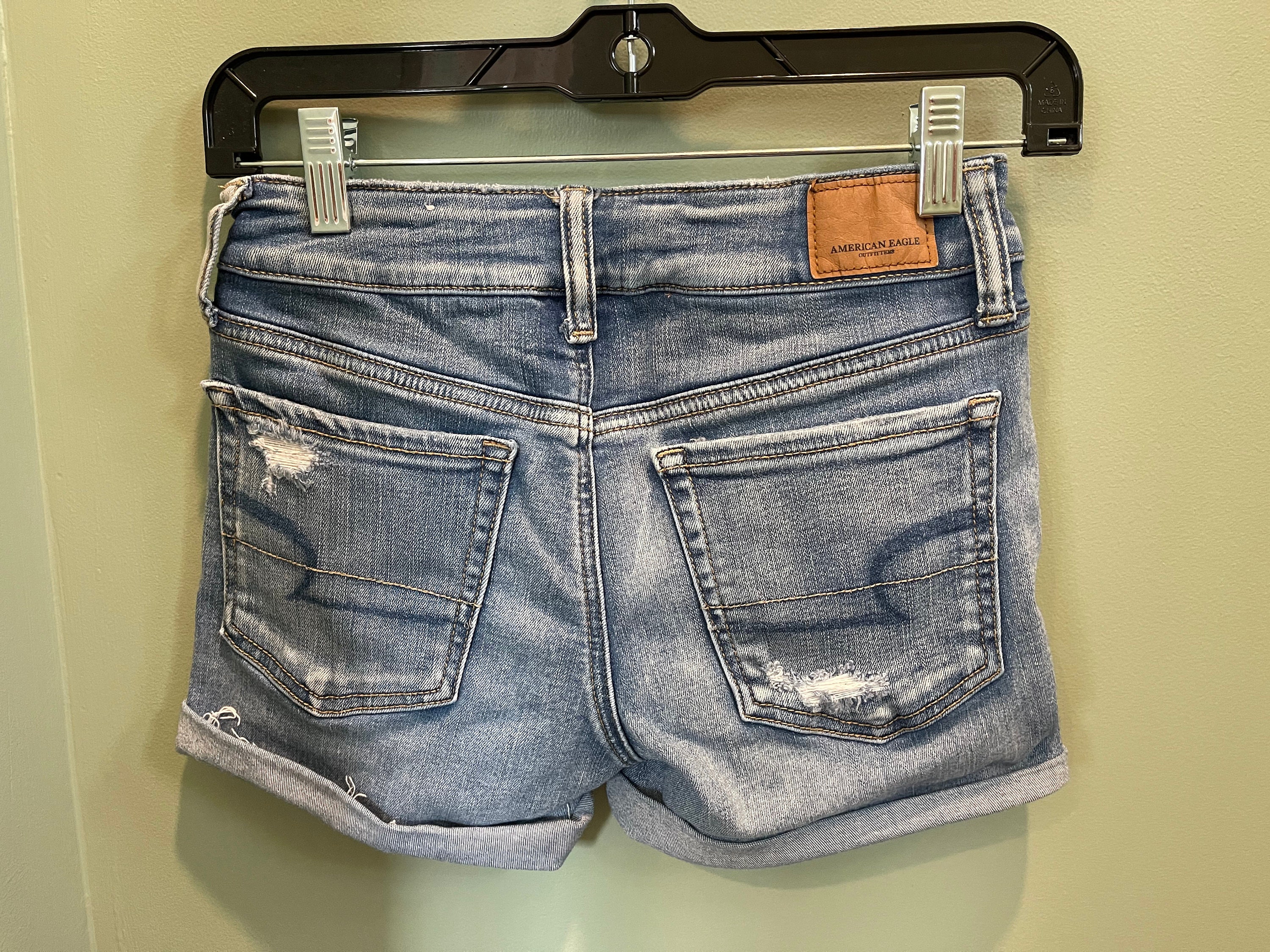 American Eagle Outfitters Distressed NE(X)T Level Stretch X