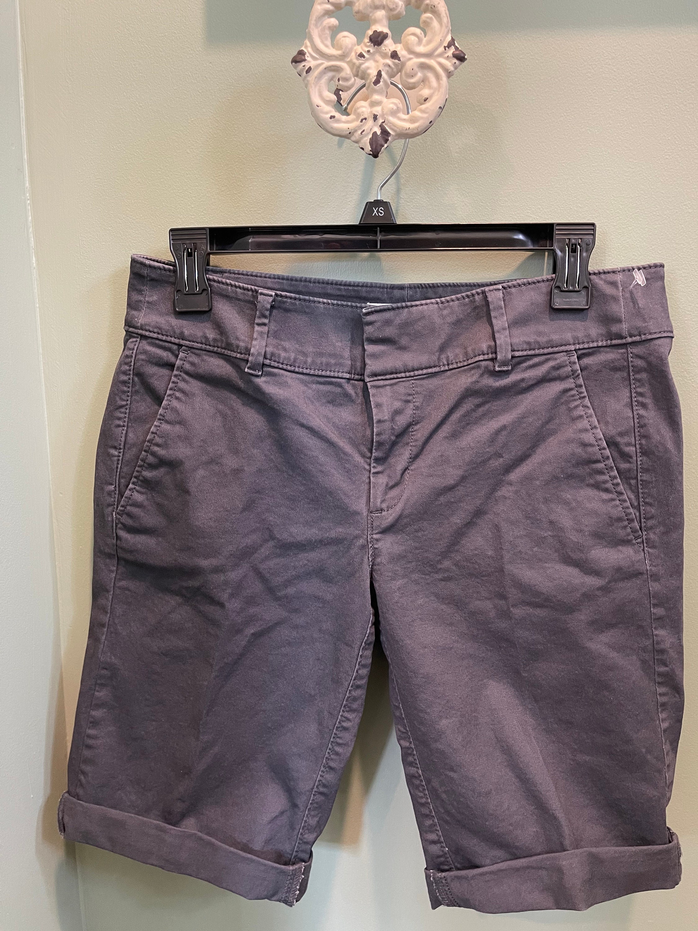 Ann Taylor Loft Gray Khaki Chinos Shorts size 4 - Etsy