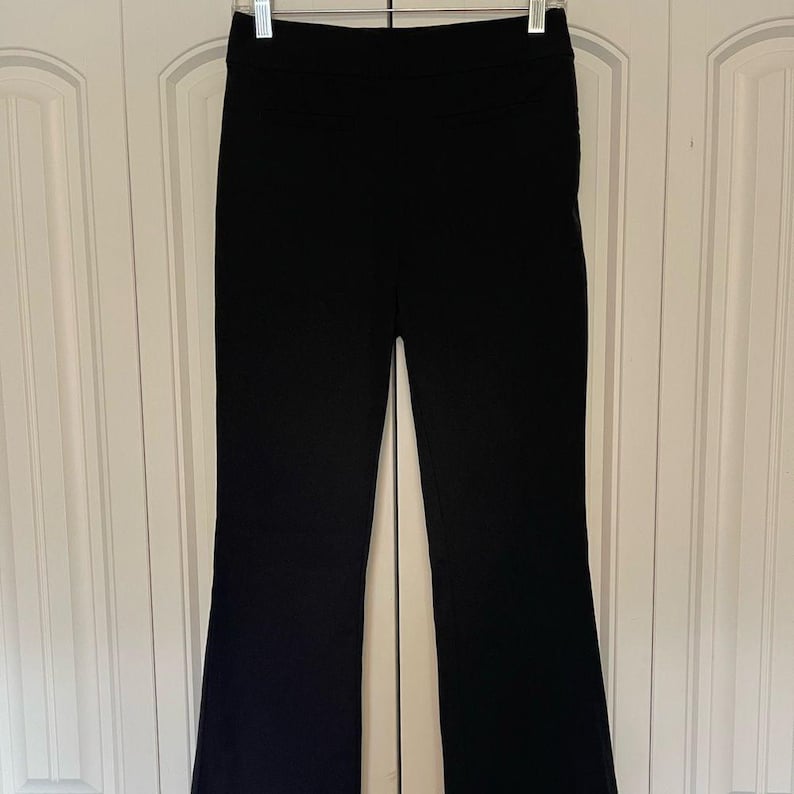 Anthropologie Black Flare Pants image 1