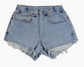 Upcycled Vintage Levi's Denim Shorts -size 00 through 8