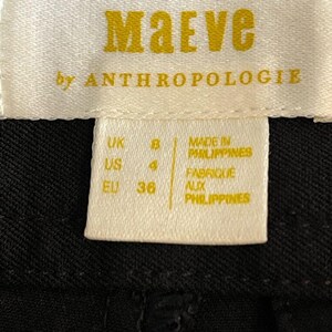 Anthropologie Black Flare Pants image 5