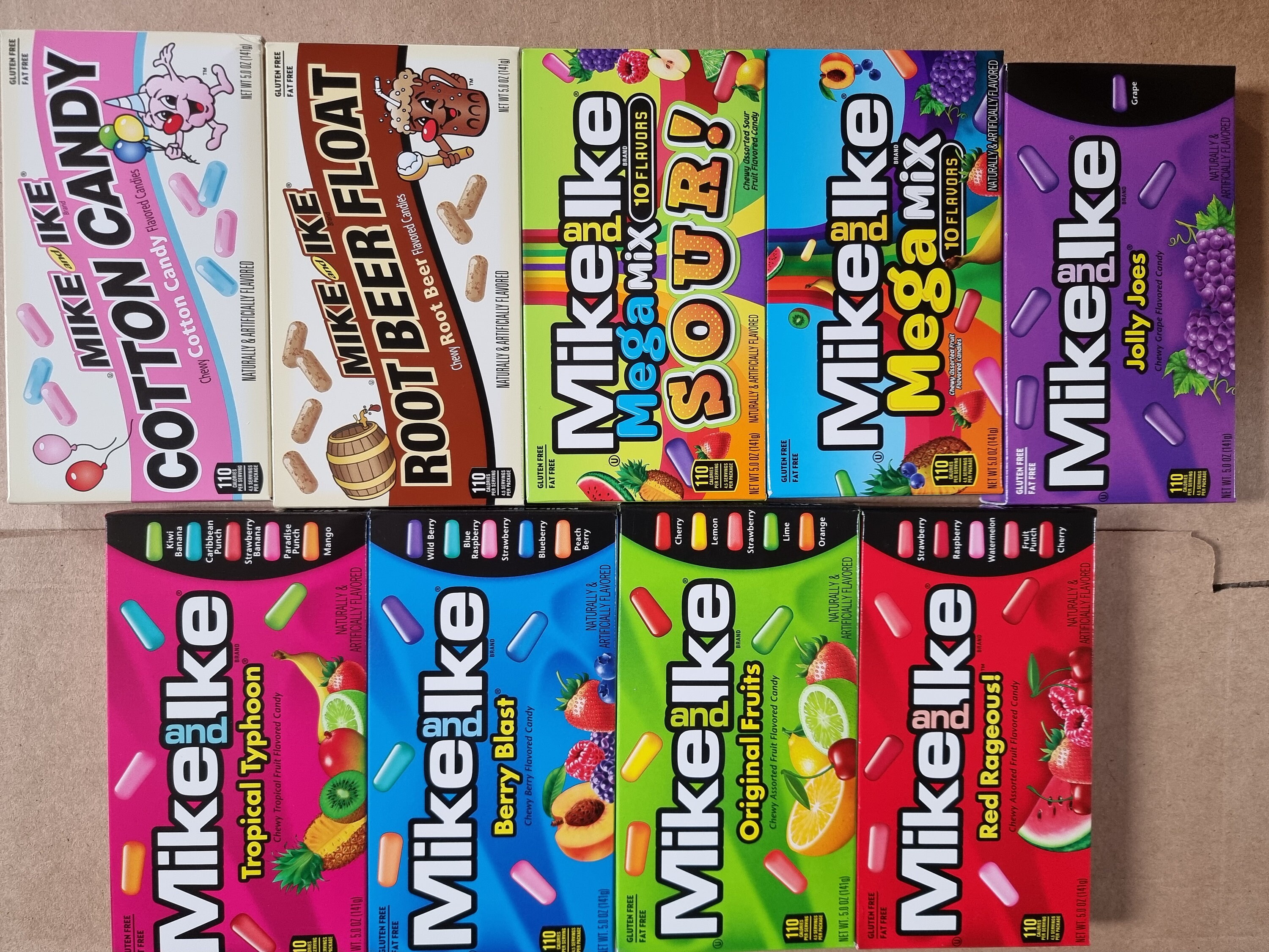 Mike & Ike American Candy Sweets Box 9 Different Flavours Etsy