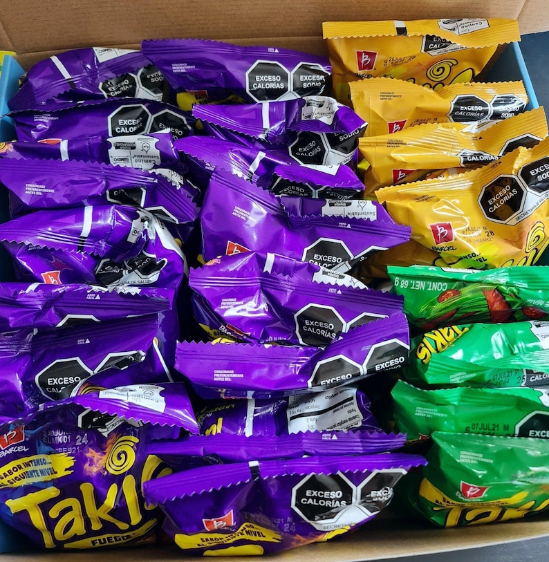 Takis Fuego Salsa Original 24 Pack Crisps Box Mexican Etsy