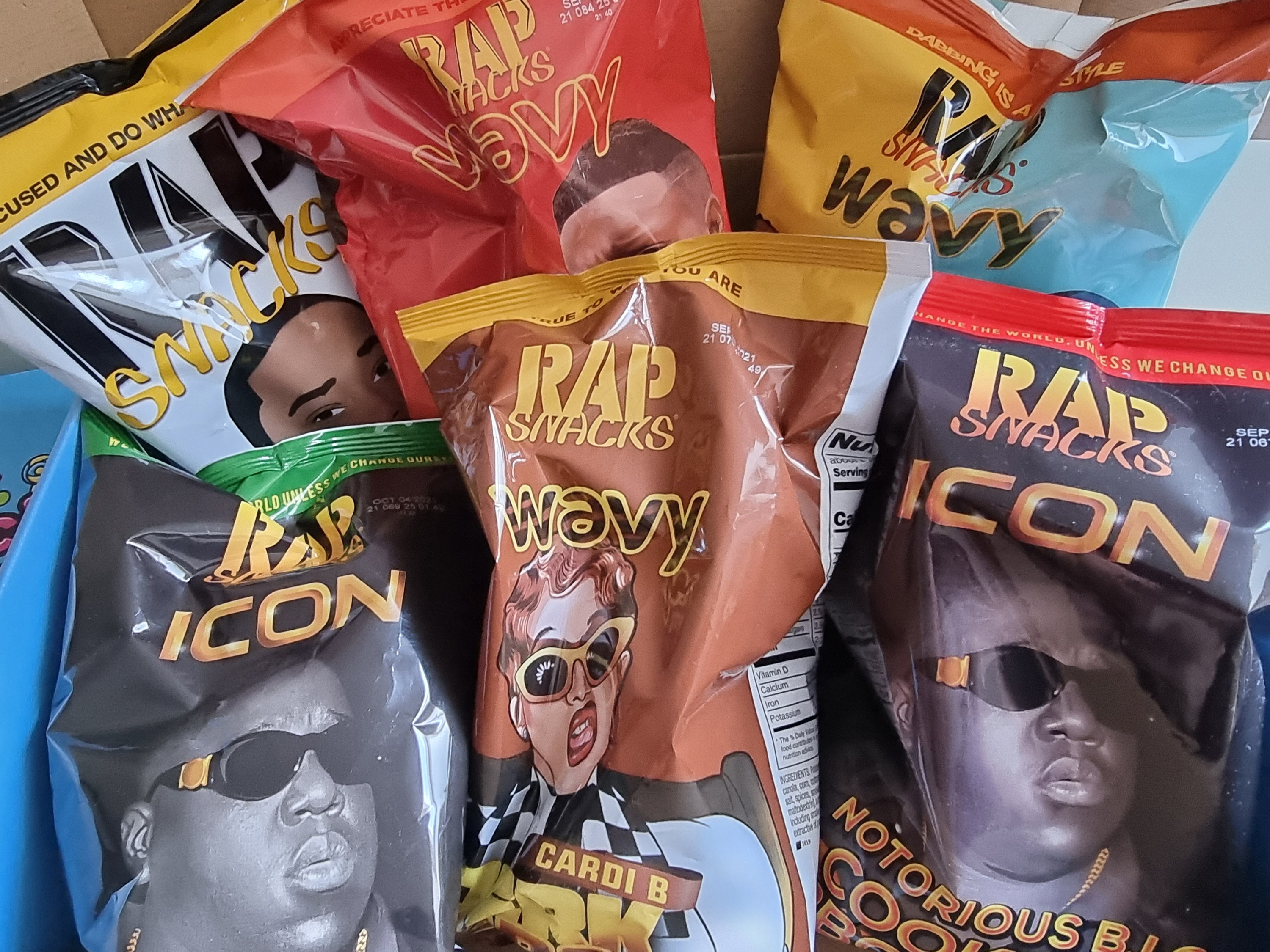 Rap Snacks American Crisps Chips Box Cardi B Migos Etsy