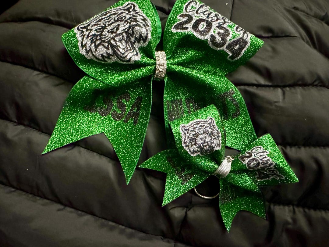 Bow Names Custom Bow With Name and Matching Mini Bow - Etsy