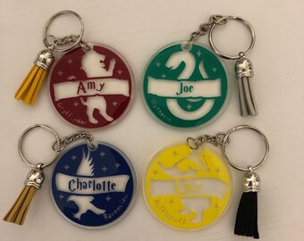 Harry Potter keychain resin happy Potter keychain