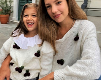 matching mum and baby jumpers