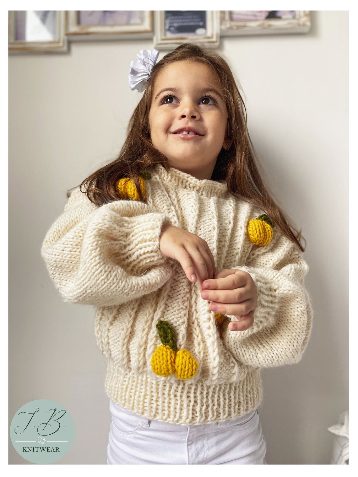 100 wool handmade kids sweater Christmas gift toddler Etsy