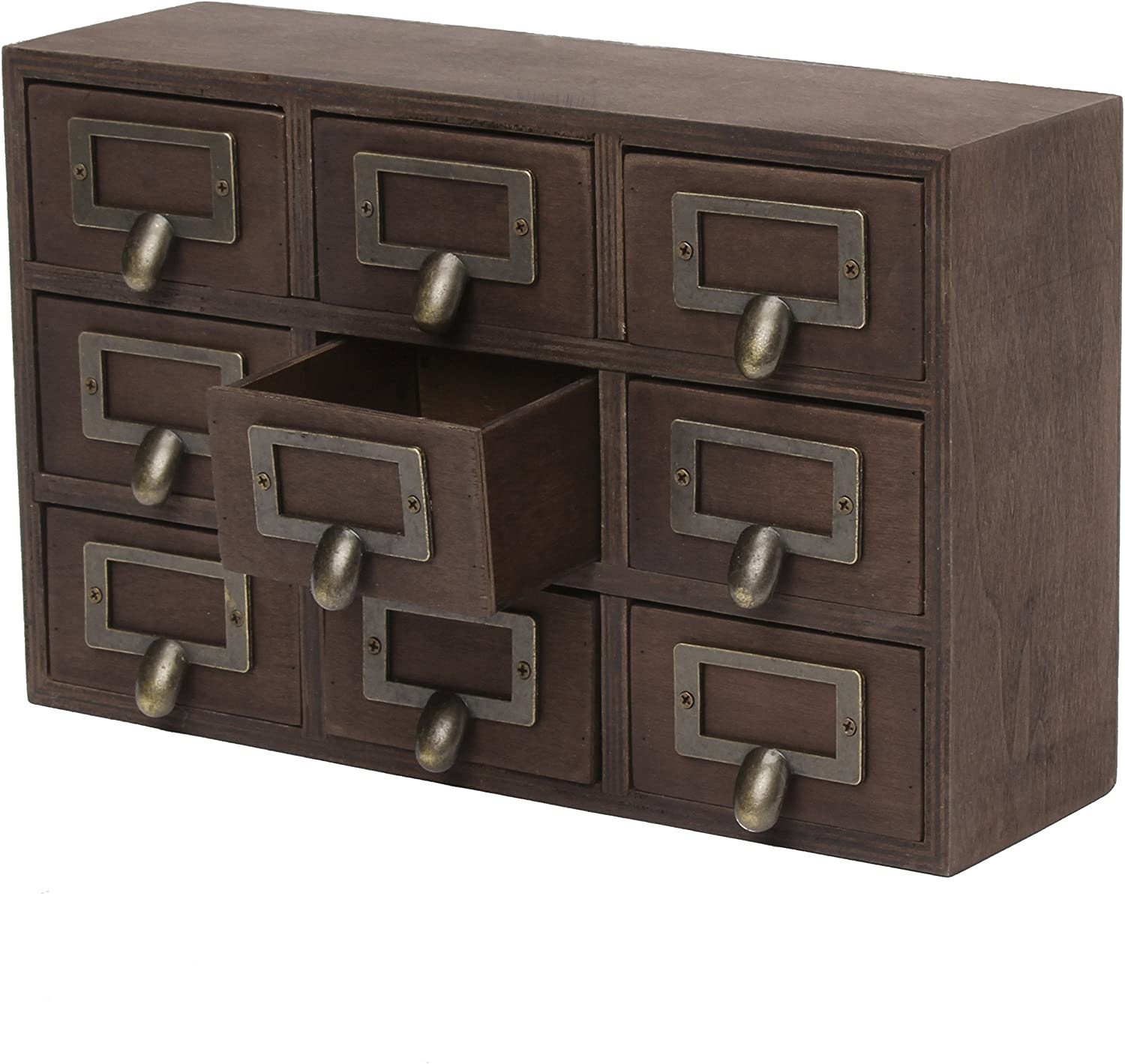 Rustic Wooden Office Desktop Organizer Wood Desk Drawer Set Etsy