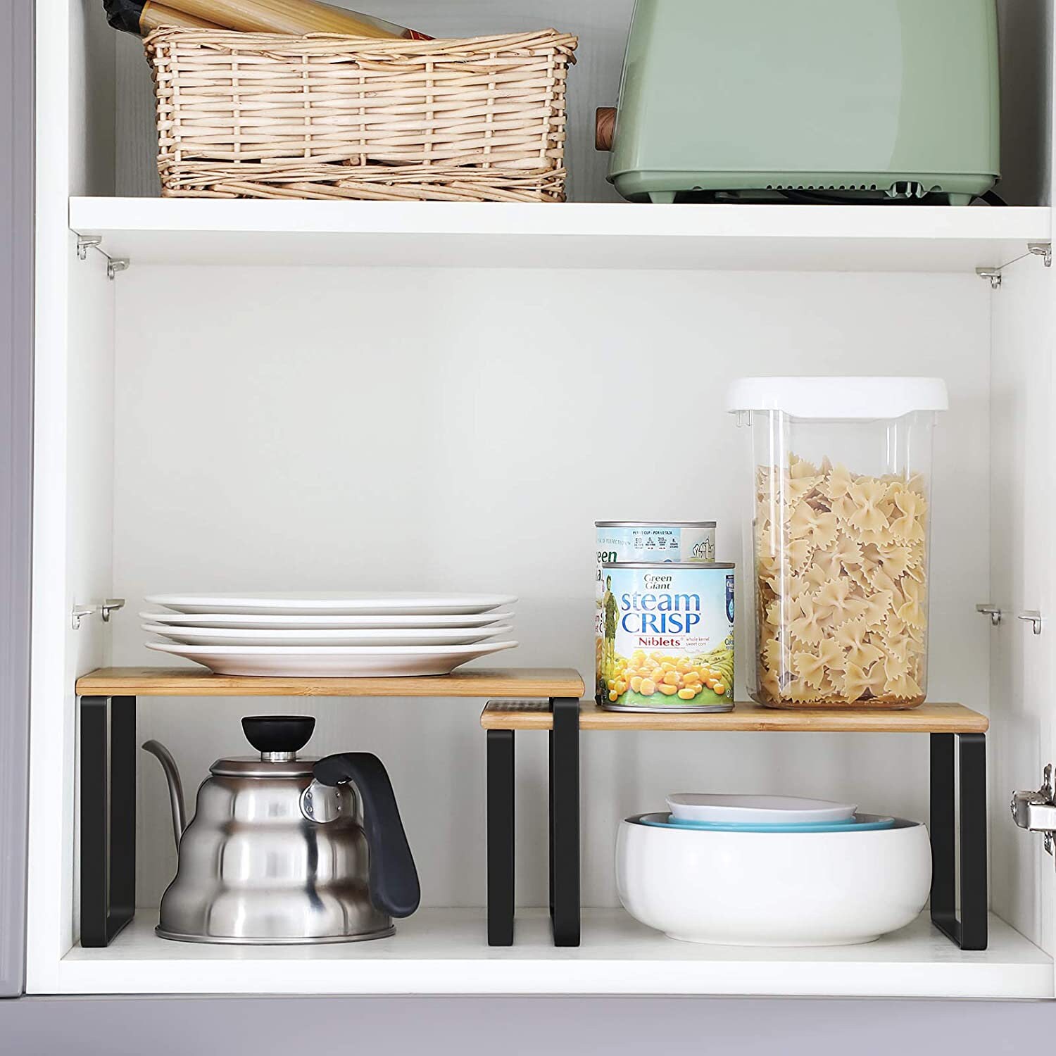 Set of 2 Shelf Organizers Kitchen Counter Shelves Etsy