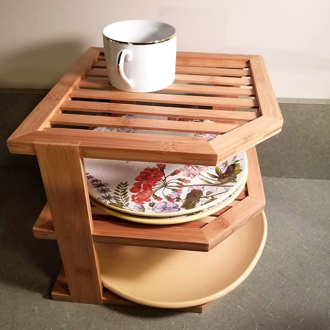 corner spice shelves