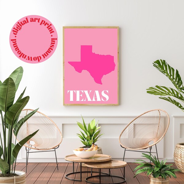Texas Wall Art Etsy