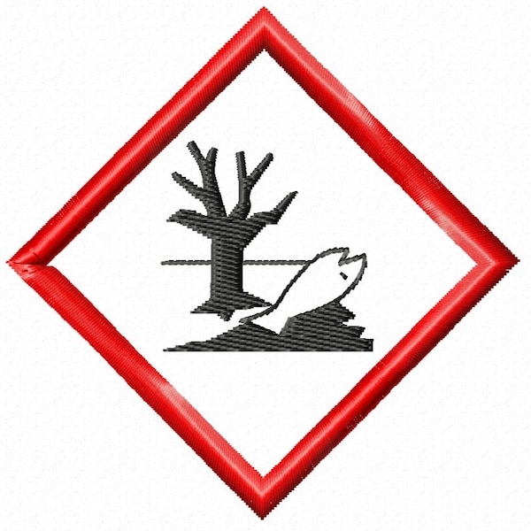 Environmental Hazard GHS Embroidery File