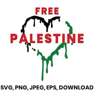 Svg palestinese gratuito, sangue a forma di cuore, circuito Palestina PNG, gaza svg, maglietta di protesta, Stand With Palestine Vector, PDF, EPS, download istantaneo