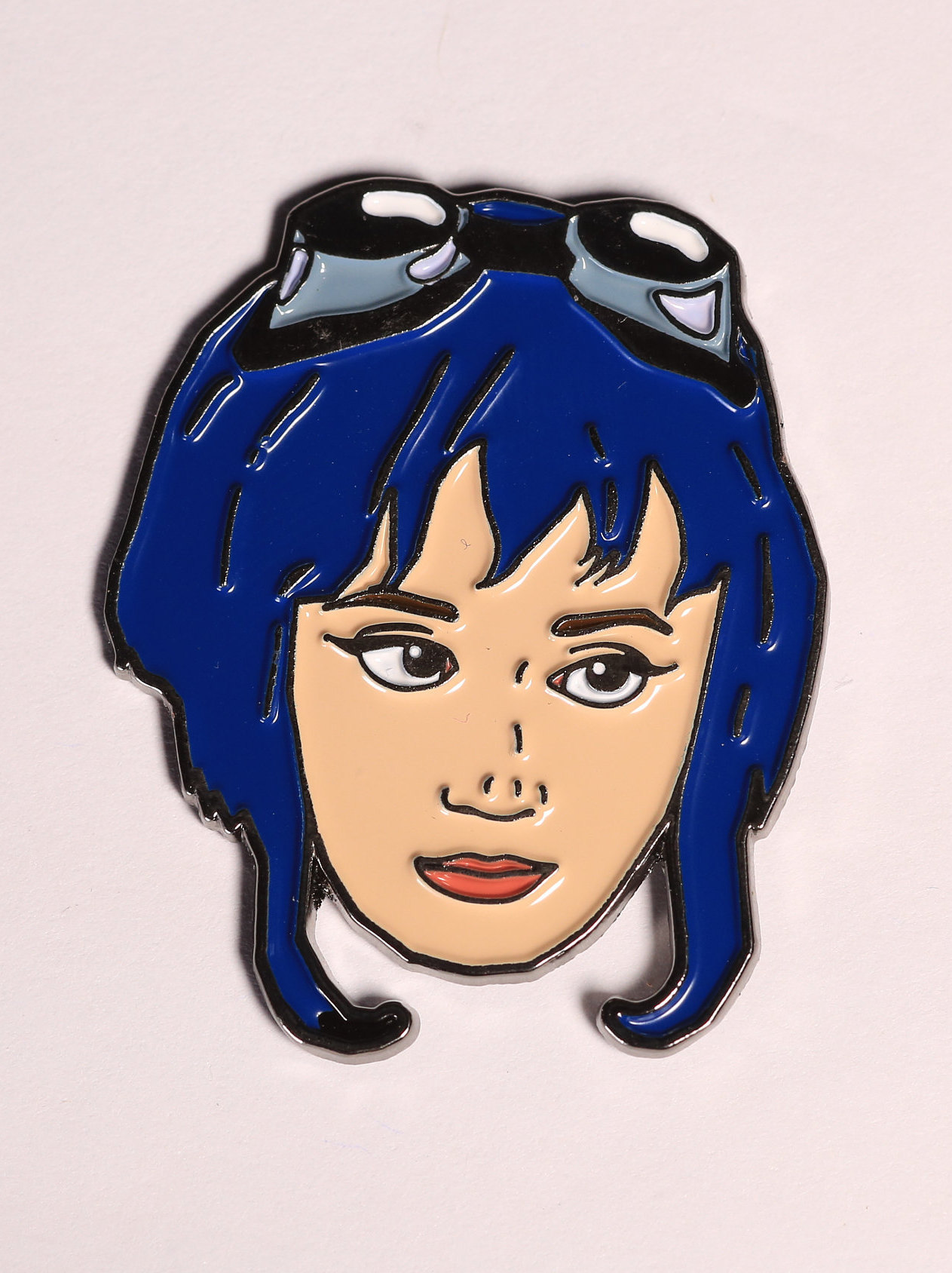 Blue Hair Ramona Flowers Enamel Pin Etsy