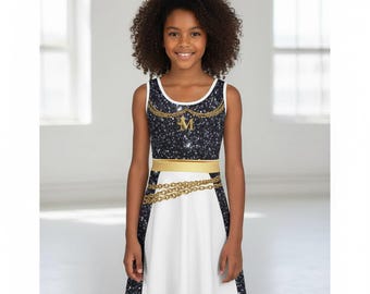 Rumi Demon Hunter - KPop - Costume - Kid's Long Sleeve Twirl Dress