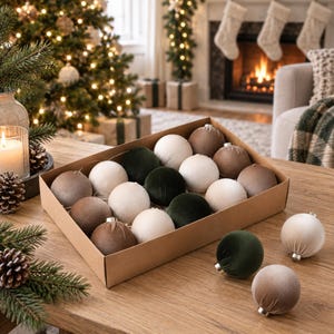 Beige baubles