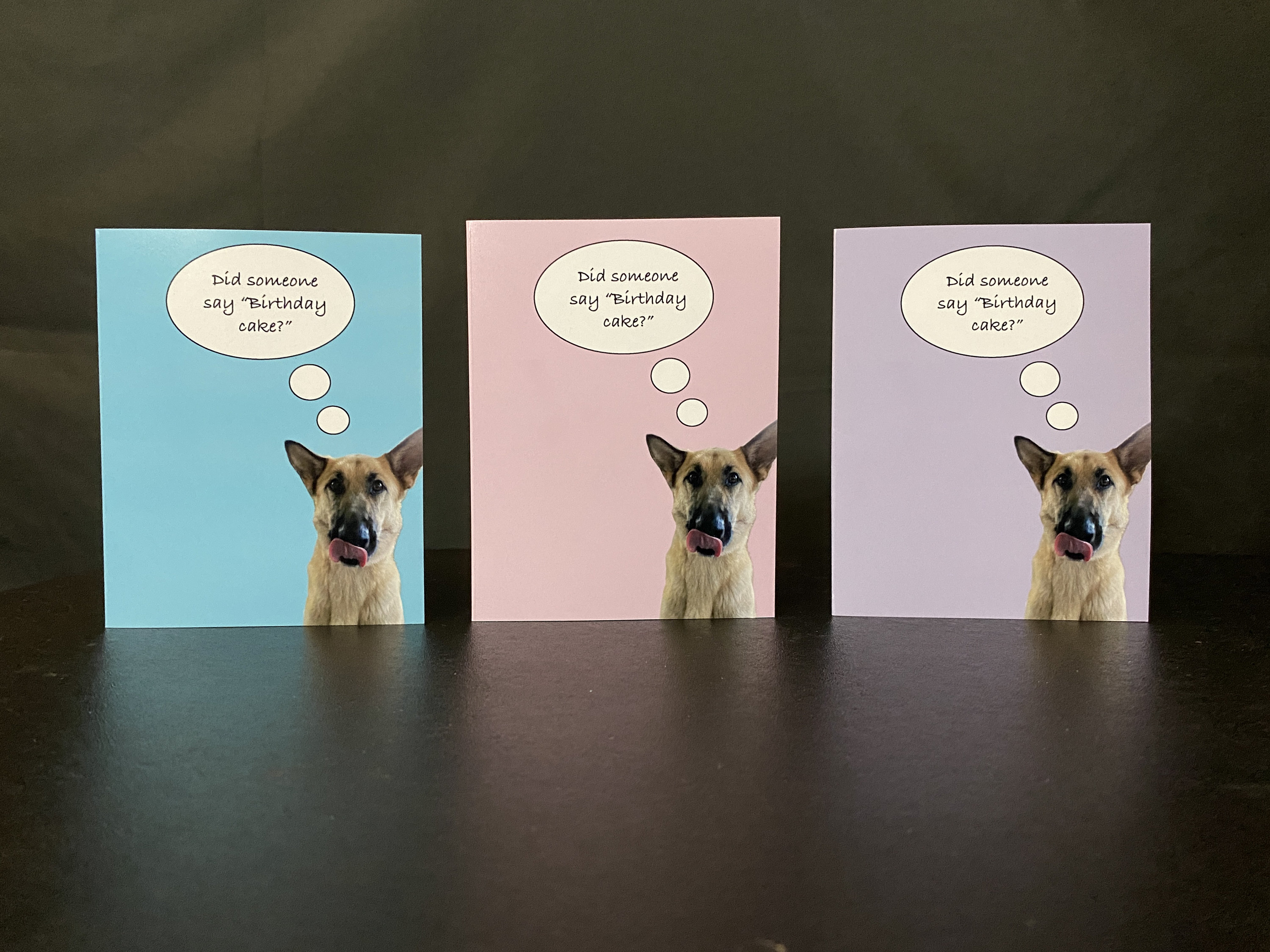 Printable Funny Dog Birthday Card, Instant Digital Download, German ...