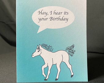 Horse Lover's Birthday Card