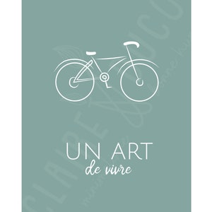 Printed poster Bicycle image 2