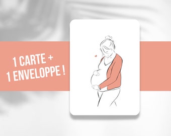 pregnant woman card