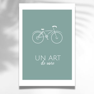 Poster imprimé Vélo image 1