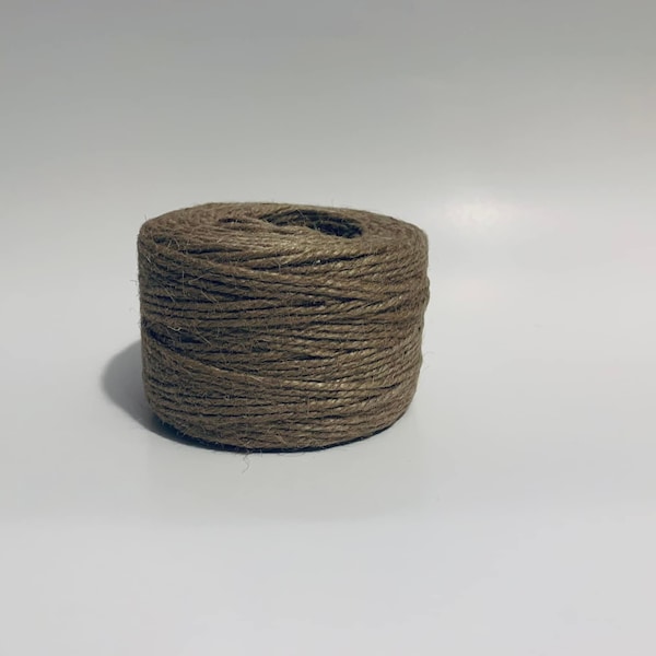 Jute Twine 116.67 yards (350 ft) - Decorative Twine - Rustic Home or Wedding Decor - Home and Garden Supplies- Garden string for beans,