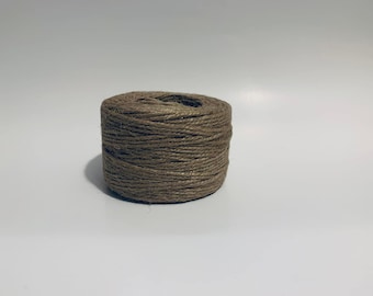 Jute Twine 116.67 yards (350 ft) - Decorative Twine - Rustic Home or Wedding Decor - Home and Garden Supplies- Garden string for beans,