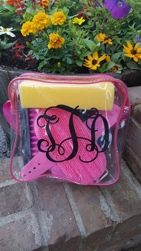 Custom Horse Grooming Kit Personalized Horse Grooming Set