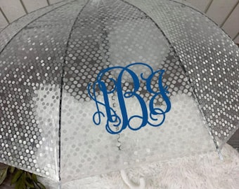 Personalized Clear Umbrella, Umbrella with Name, Custom umbrella, Sorority Sister Gift, Gift Idea for Her, Easter Gift Idea