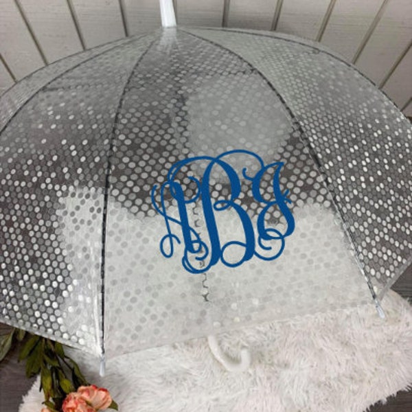 Personalized Clear Umbrella, Umbrella with Name, Custom umbrella, Sorority Sister Gift, Gift Idea for Her, Easter Gift Idea