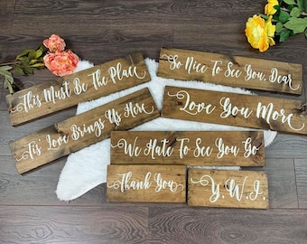Custom Wood Sign, Personalized Wood Sign, Customized Wooden Sign, Personalized Farmhouse Sign, Personalized Quote Sign