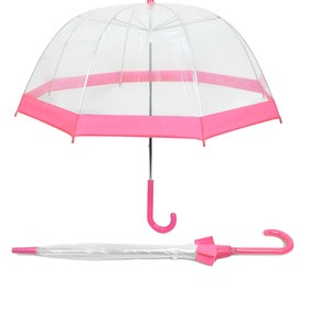 Personalized Clear Dome Umbrella, Bubble Umbrella with Name, Custom umbrella, Sorority Sister Gift, Gift Idea for Her, Easter Gift Idea image 6
