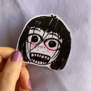 ahenobarbus vinyl sticker ~ internet horror creepy-cute creepypasta stationery