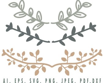 Download Floral Border Svg Etsy