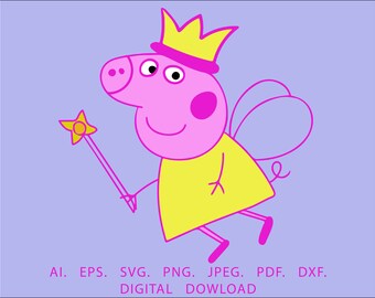 Free Free 326 Princess Peppa Pig Svg SVG PNG EPS DXF File