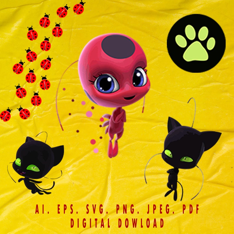 Free Free 128 Cricut Cutting Miraculous Ladybug Svg Free SVG PNG EPS DXF File