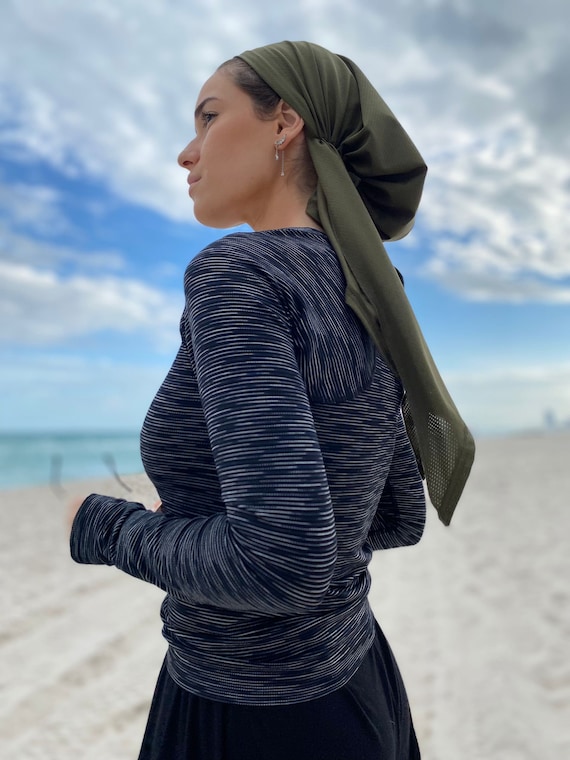 Dri Fit Sport Pretied Head Scarf | Women | Chemo Scarf | Tichel