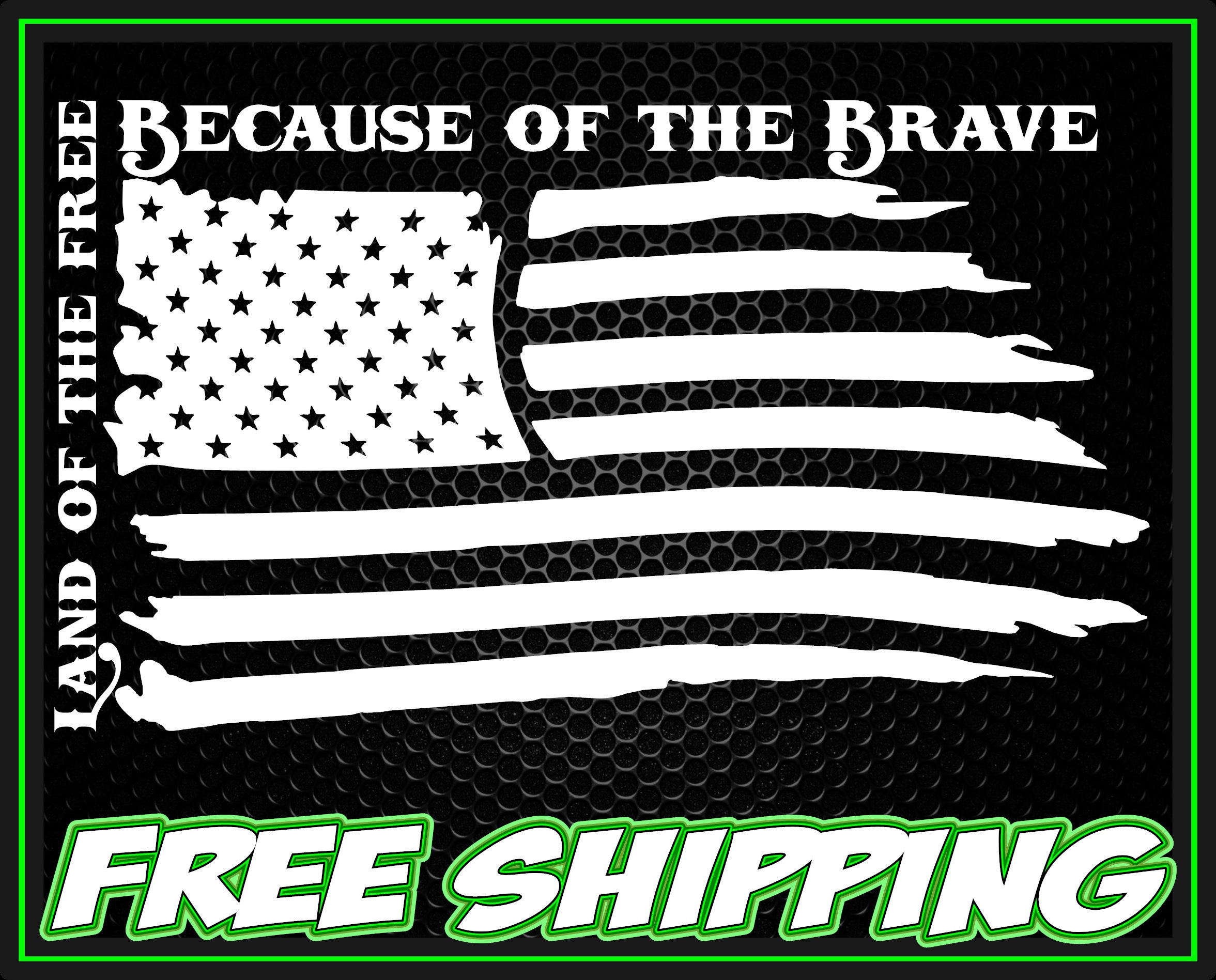 home of the free because of the brave black and white home of the free because of the brave black and white