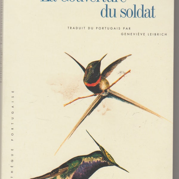 French Paperback "La Couverture du Soldat" by Lidia Jorge