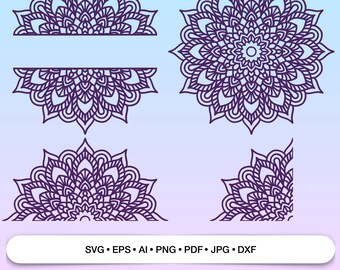 Mandala SVG file for Cricut